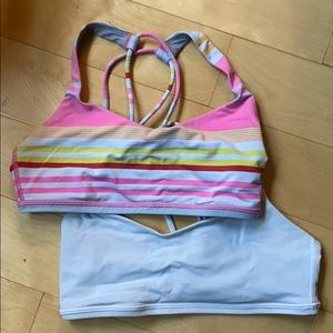 Lululemon lot of two used free to be bras 4